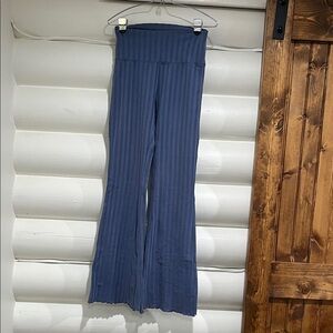Aerie Blue Wide Leg Leggings
